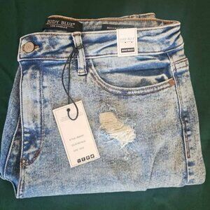 Judy Blue Acid Wash Boyfriend Jean Size 15 NWT